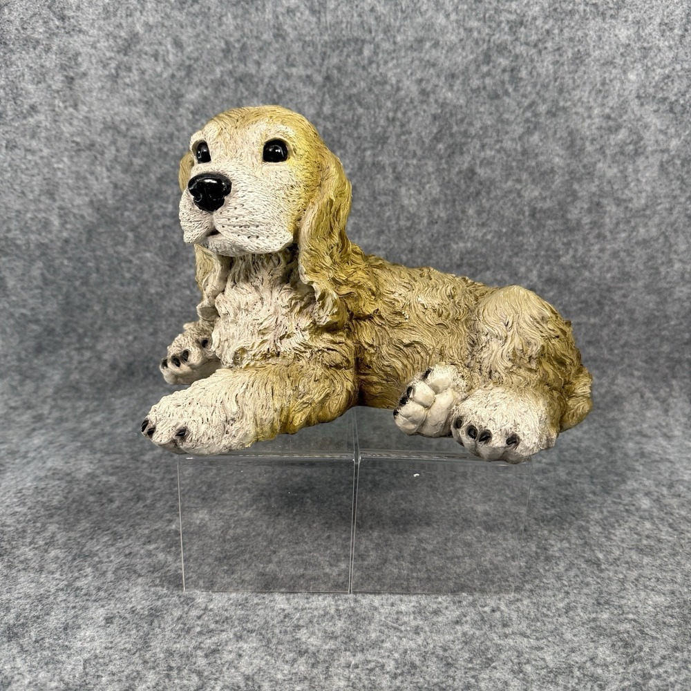 Vintage Cocker Spaniel Dog Statue‎ Figurine Puppy Home Decor Collectible 8" X 5"